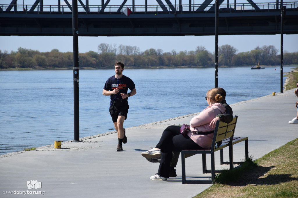 Toruńskie bulwary w wiosennej odsłonie