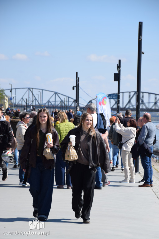 Toruńskie bulwary w wiosennej odsłonie