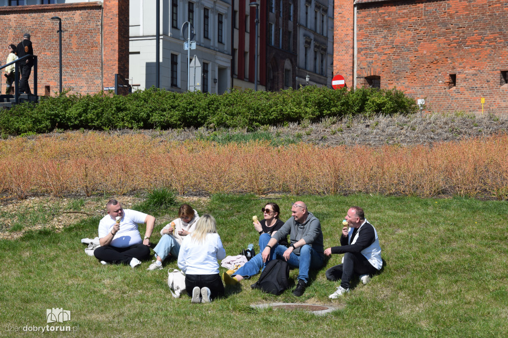 Toruńskie bulwary w wiosennej odsłonie