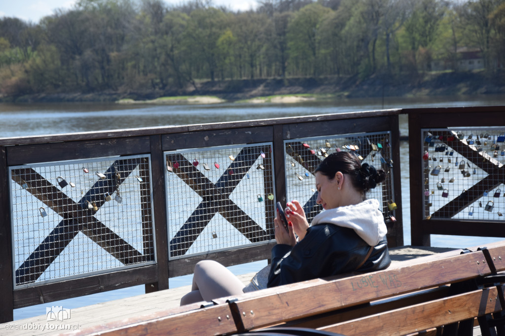 Toruńskie bulwary w wiosennej odsłonie