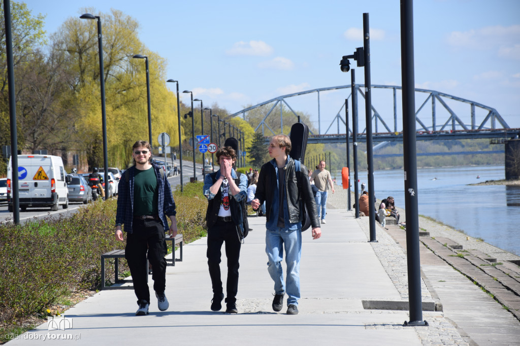Toruńskie bulwary w wiosennej odsłonie