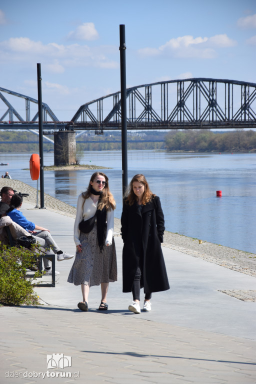 Toruńskie bulwary w wiosennej odsłonie