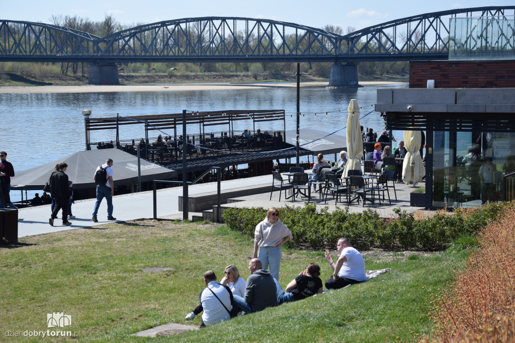 Toruńskie bulwary w wiosennej odsłonie
