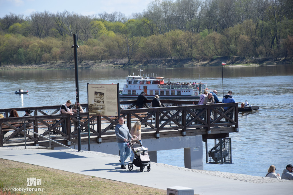Toruńskie bulwary w wiosennej odsłonie