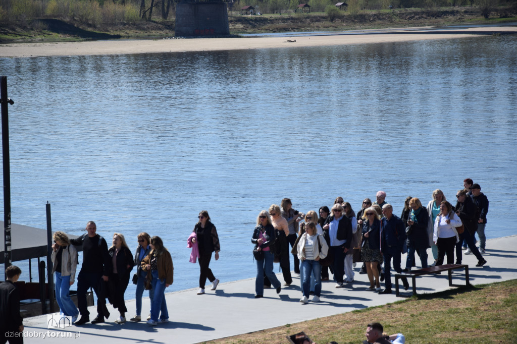 Toruńskie bulwary w wiosennej odsłonie