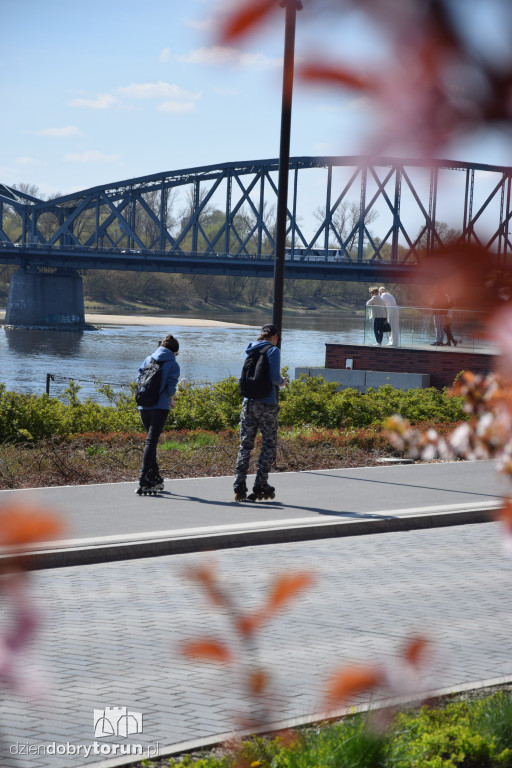 Toruńskie bulwary w wiosennej odsłonie