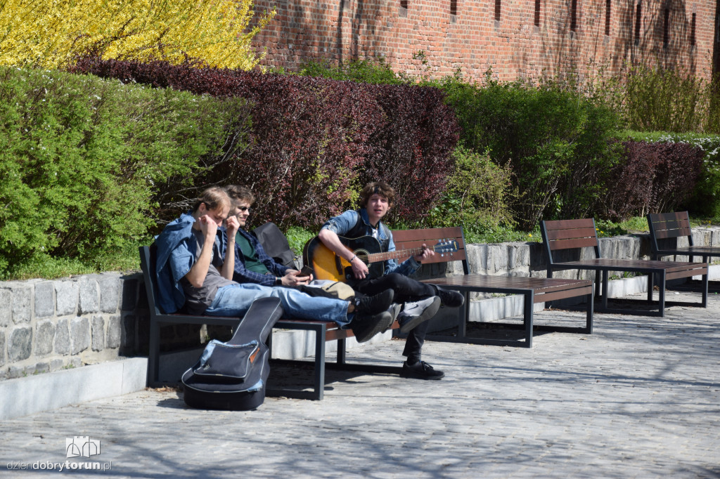 Toruńskie bulwary w wiosennej odsłonie