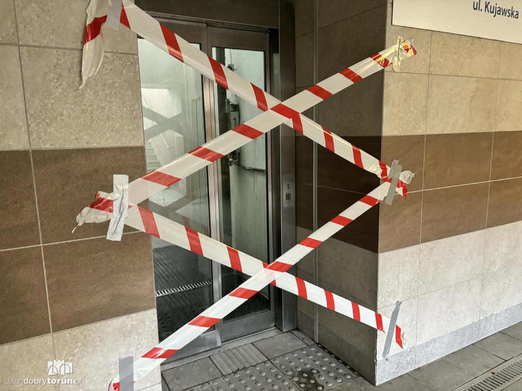 Pożar na Dworcu Głównym w Toruniu