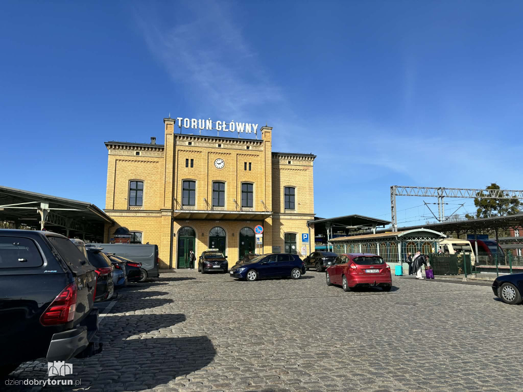 Pożar na Dworcu Głównym w Toruniu