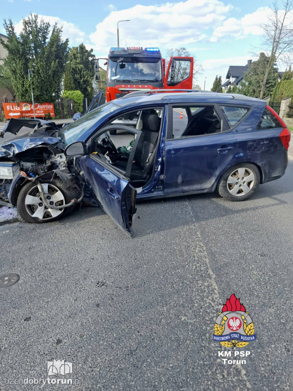 Wypadek na Kniaziewicza w Toruniu