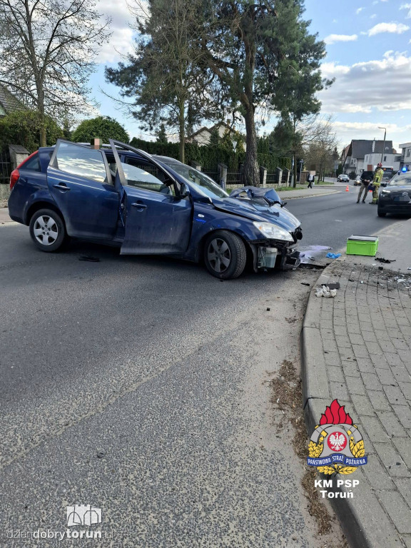 Wypadek na Kniaziewicza w Toruniu