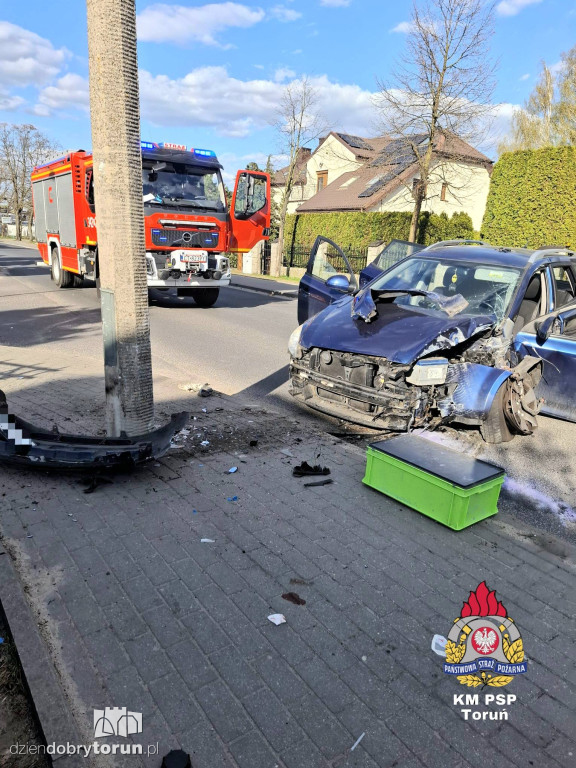 Wypadek na Kniaziewicza w Toruniu