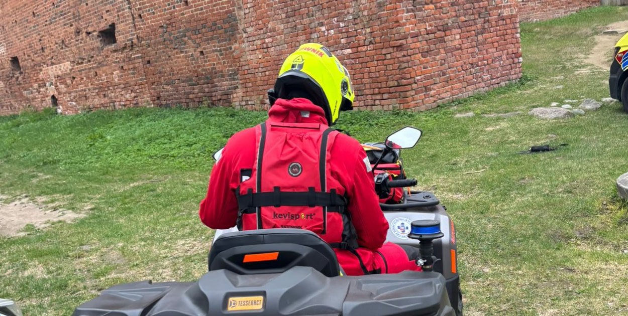 Akcja służb przy Zamku Dybowskim