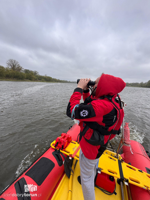 Akcja służb przy Zamku Dybowskim