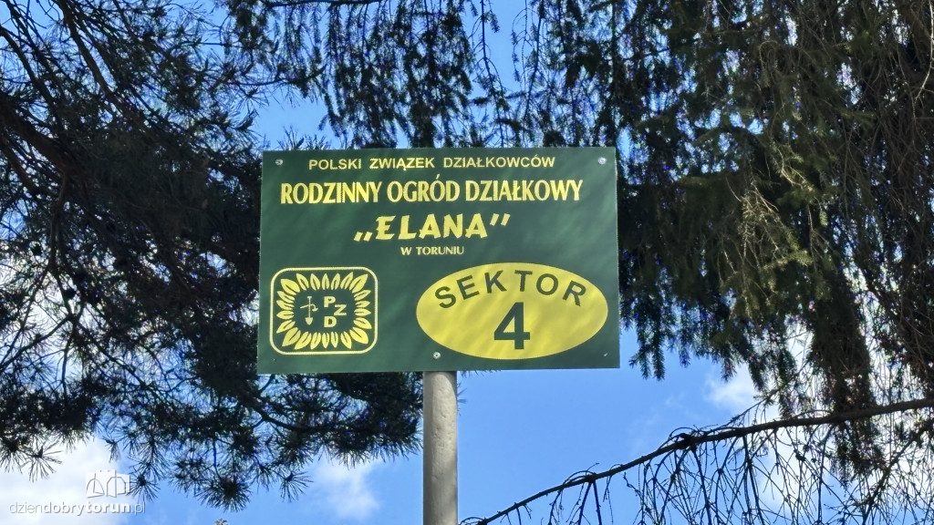 Protest działkowców ROD „Elana”