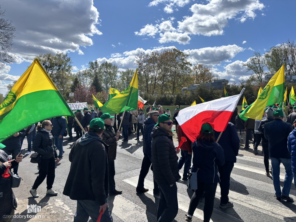 Protest działkowców ROD „Elana”