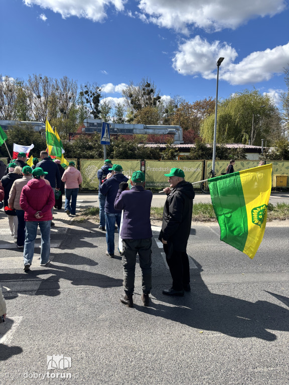 Protest działkowców ROD „Elana”