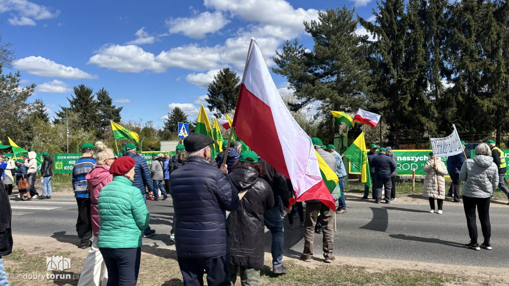 Protest działkowców ROD „Elana”
