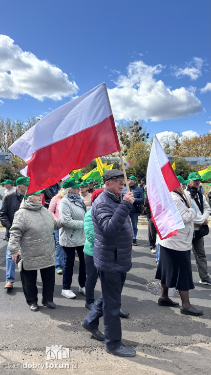 Protest działkowców ROD „Elana”