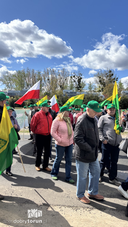 Protest działkowców ROD „Elana”