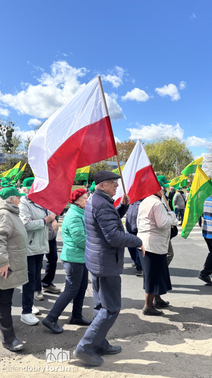 Protest działkowców ROD „Elana”