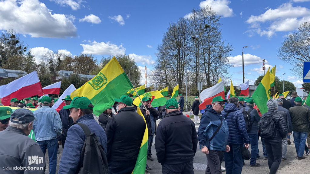 Protest działkowców ROD „Elana”