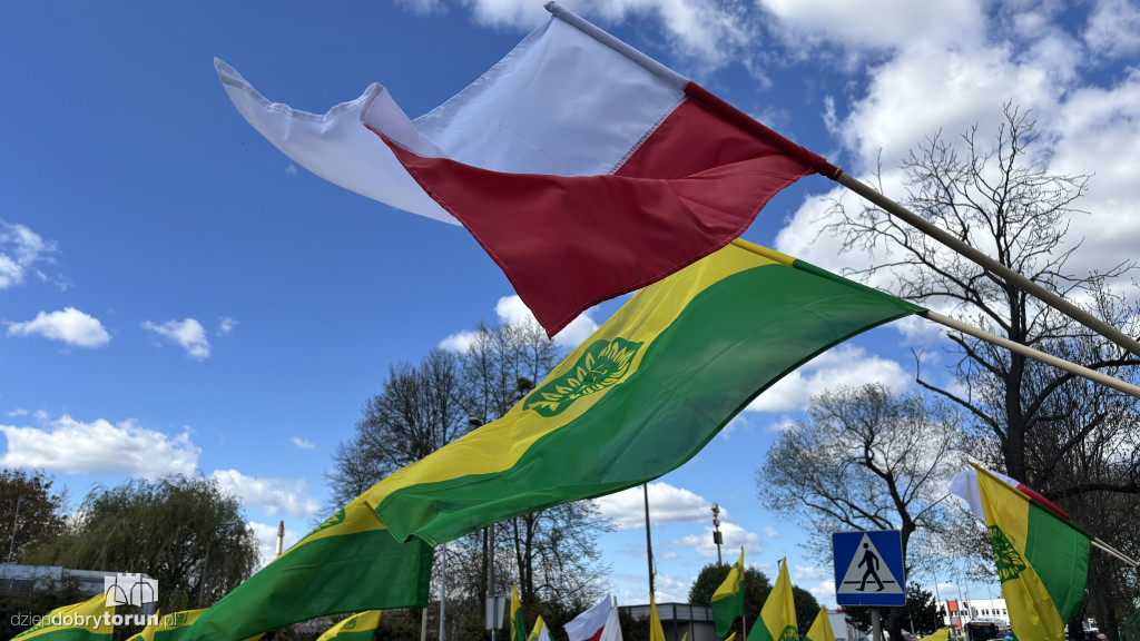 Protest działkowców ROD „Elana”