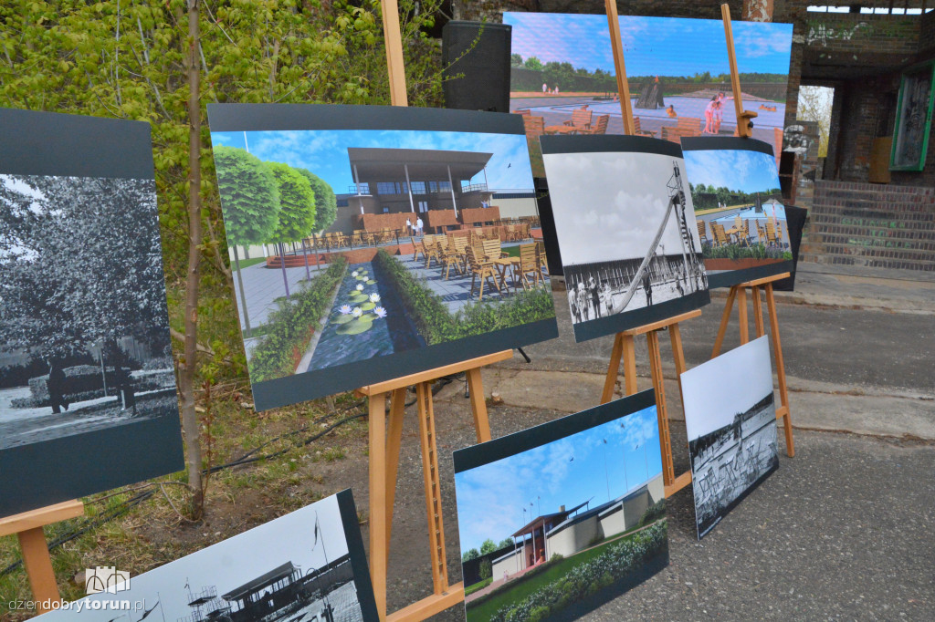 Zrujnowany basen w Ciechocinku