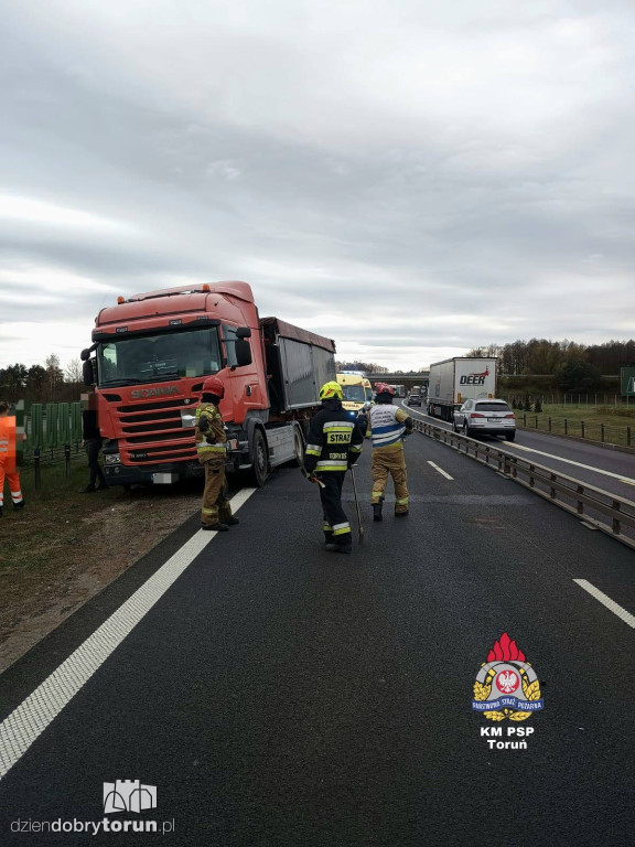 Wypadek na A1. Trzy osoby ranne