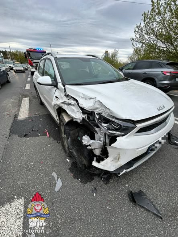 Karambol na wylocie z Torunua