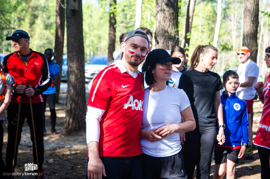 Parkrun patriotycznie - bieg z flagami