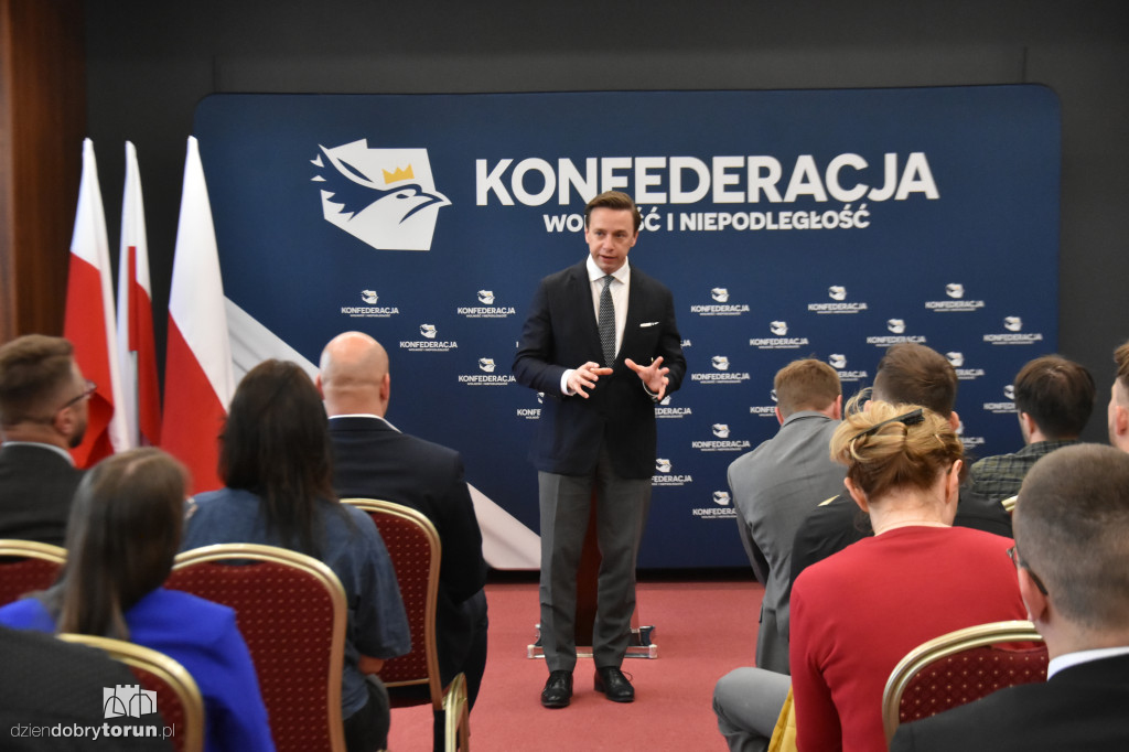 Krzysztof Bosak w Toruniu