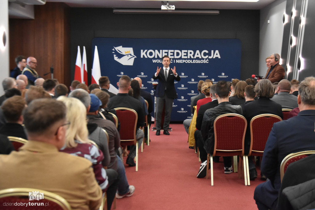 Krzysztof Bosak w Toruniu