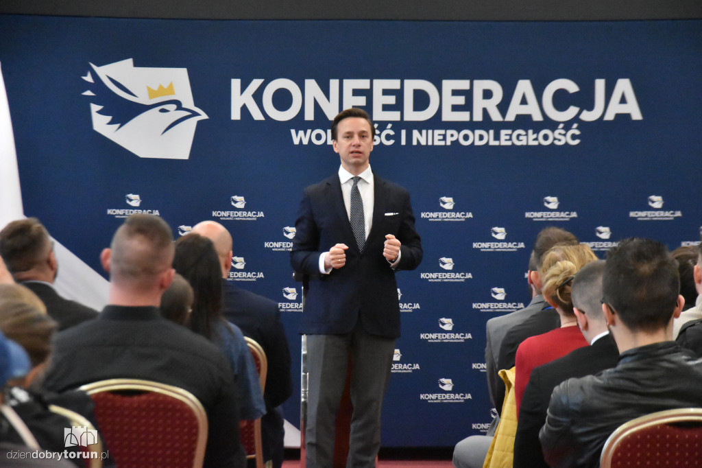 Krzysztof Bosak w Toruniu