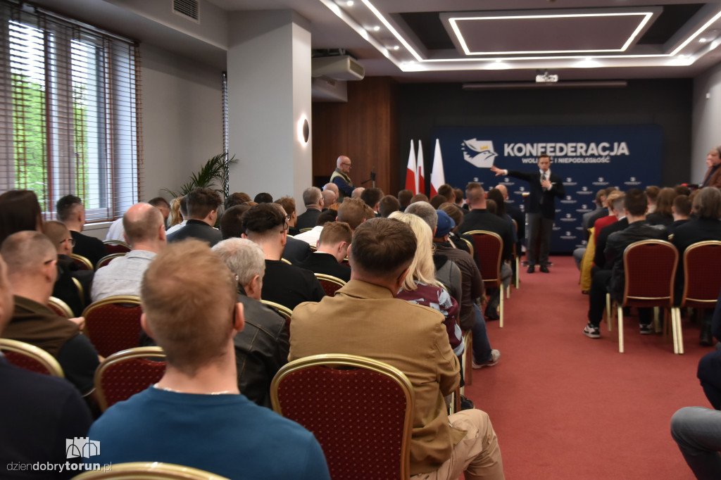 Krzysztof Bosak w Toruniu