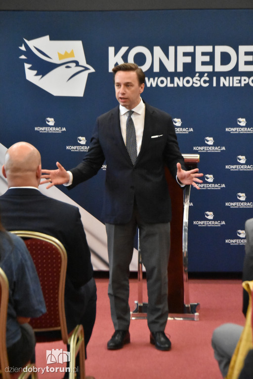Krzysztof Bosak w Toruniu