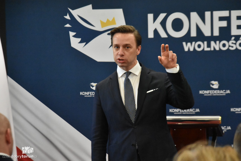Krzysztof Bosak w Toruniu