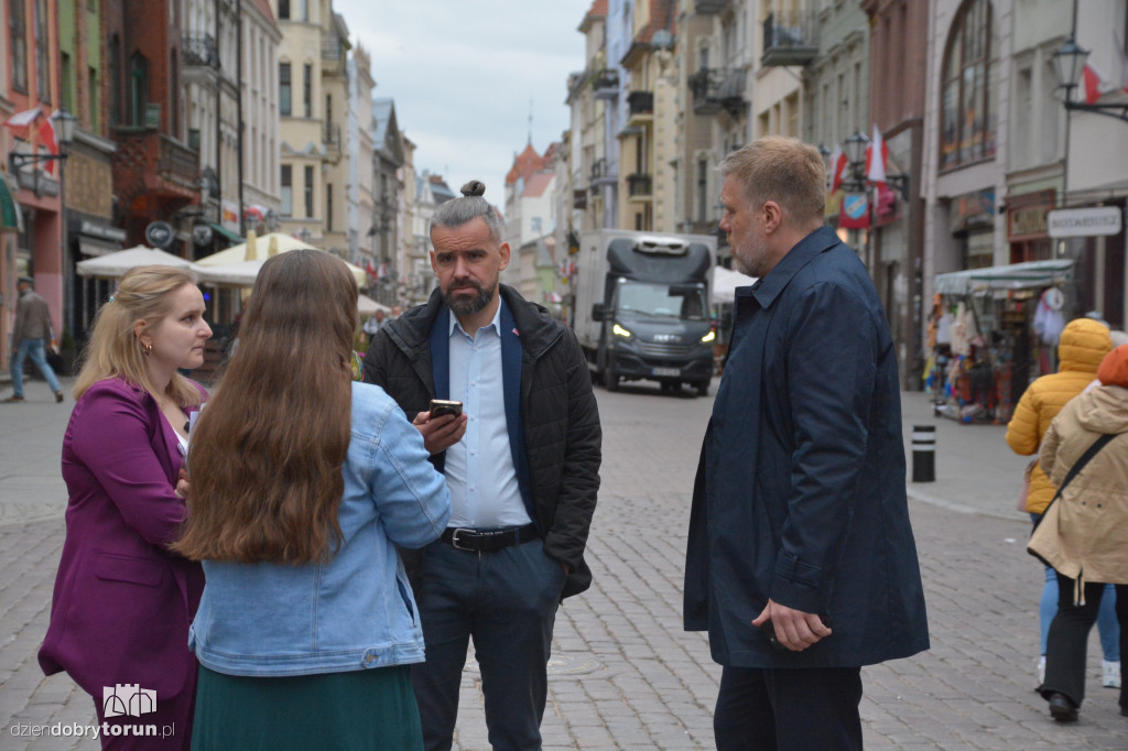 Adrian Zandberg w Toruniu