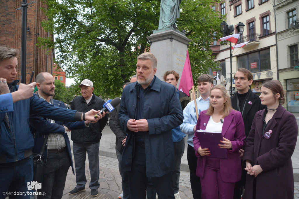 Adrian Zandberg w Toruniu