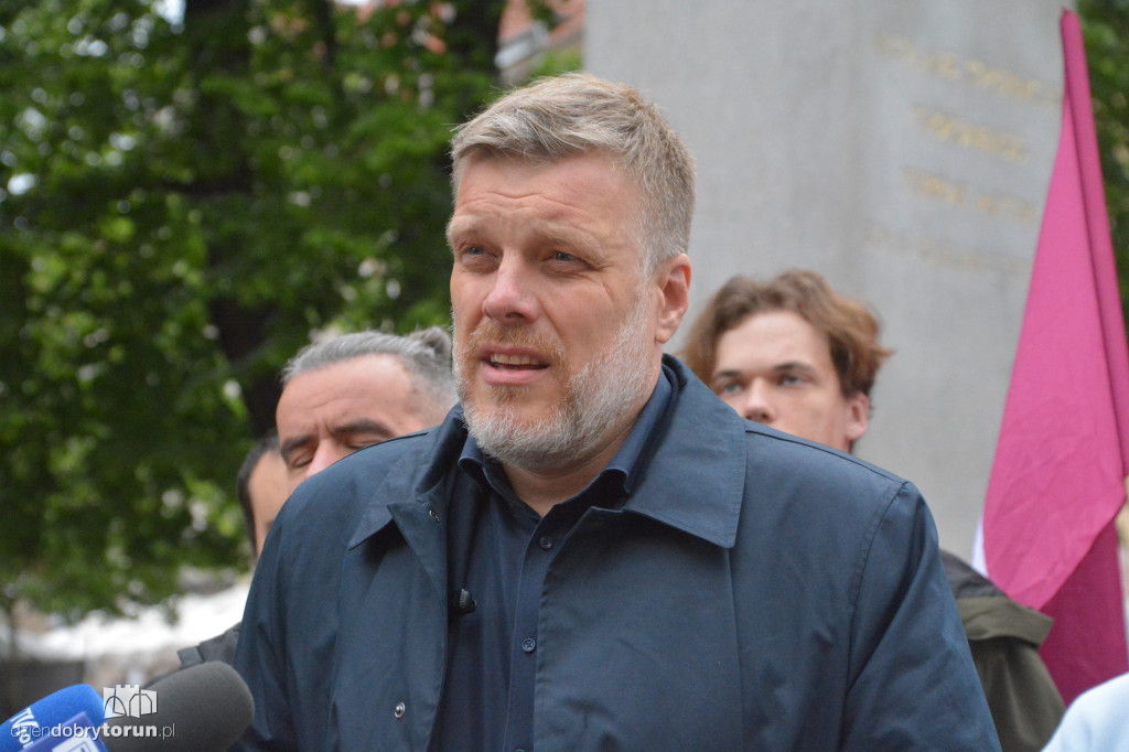 Adrian Zandberg w Toruniu
