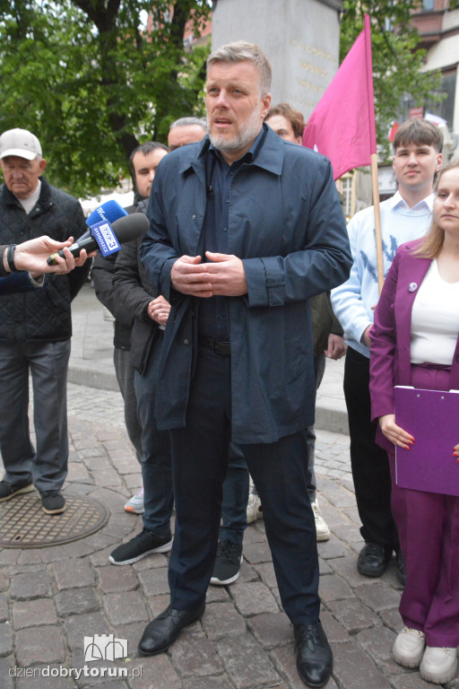 Adrian Zandberg w Toruniu