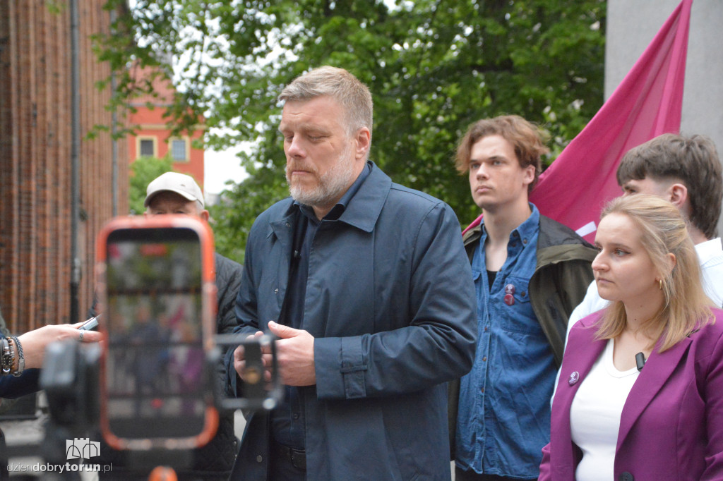 Adrian Zandberg w Toruniu
