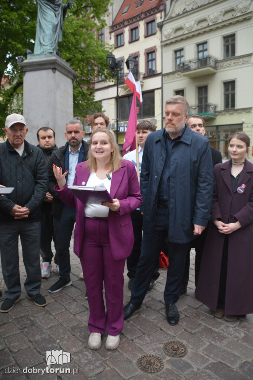 Adrian Zandberg w Toruniu