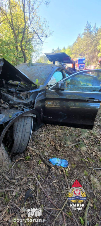 Służby ruszyły na DK10. Jedna osoba trafiła do szpitala