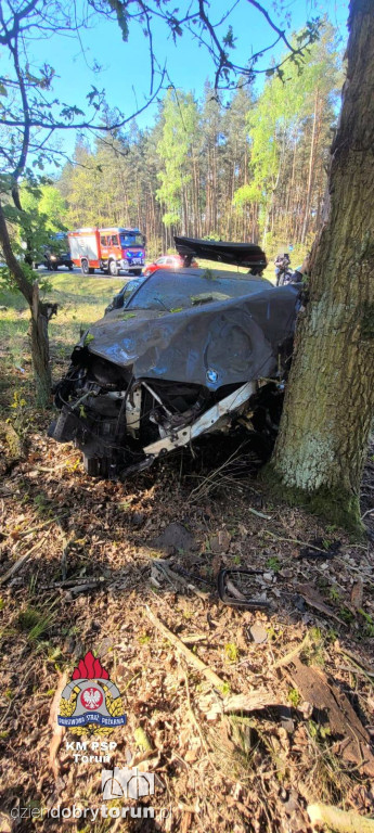 Służby ruszyły na DK10. Jedna osoba trafiła do szpitala