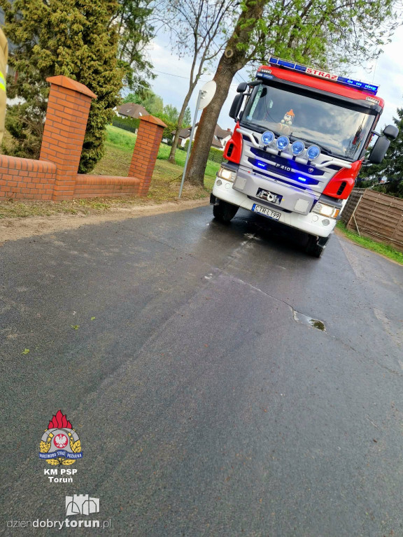 Wypadek w Głogowie w gminie Obrowo