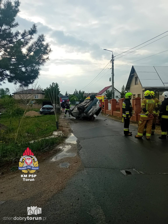 Wypadek w Głogowie w gminie Obrowo