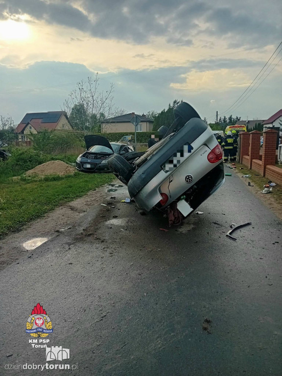 Wypadek w Głogowie w gminie Obrowo