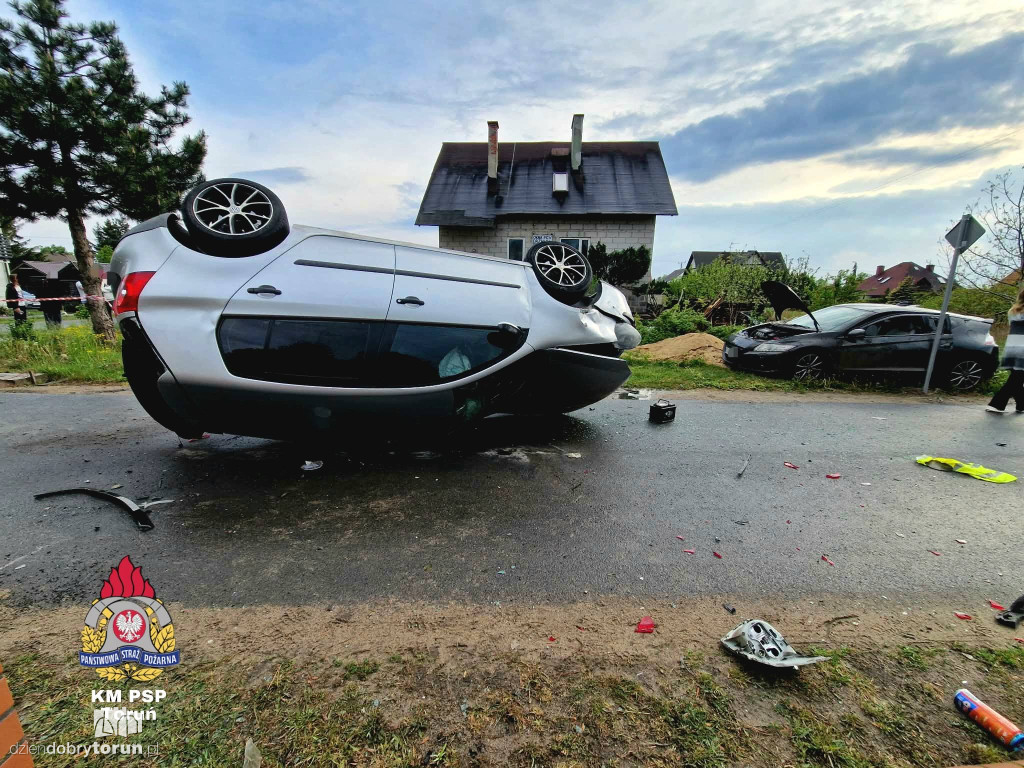 Wypadek w Głogowie w gminie Obrowo