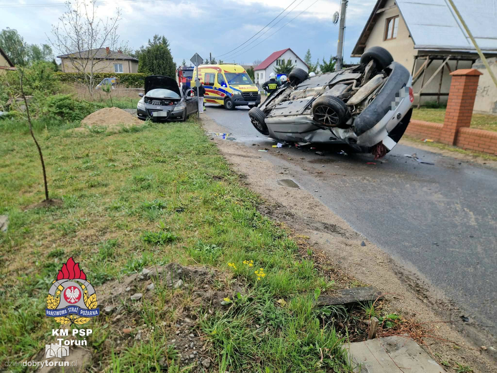 Wypadek w Głogowie w gminie Obrowo